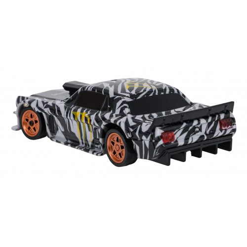 Autko R/C do Driftu 1:43 Srebrne w paski + Akcesoria