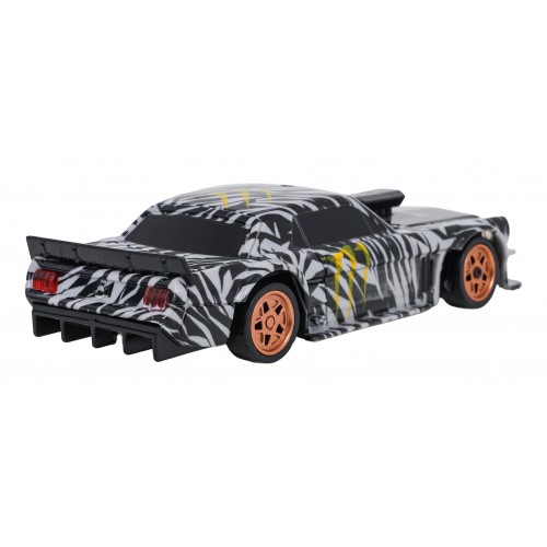 Autko R/C do Driftu 1:43 Srebrne w paski + Akcesoria