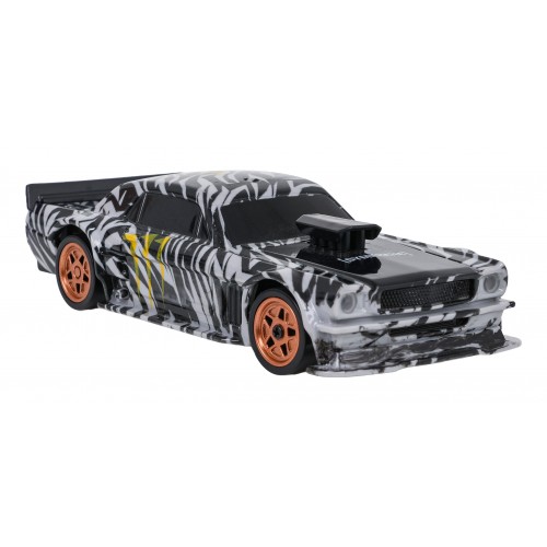 Autko R/C do Driftu 1:43 Srebrne w paski + Akcesoria
