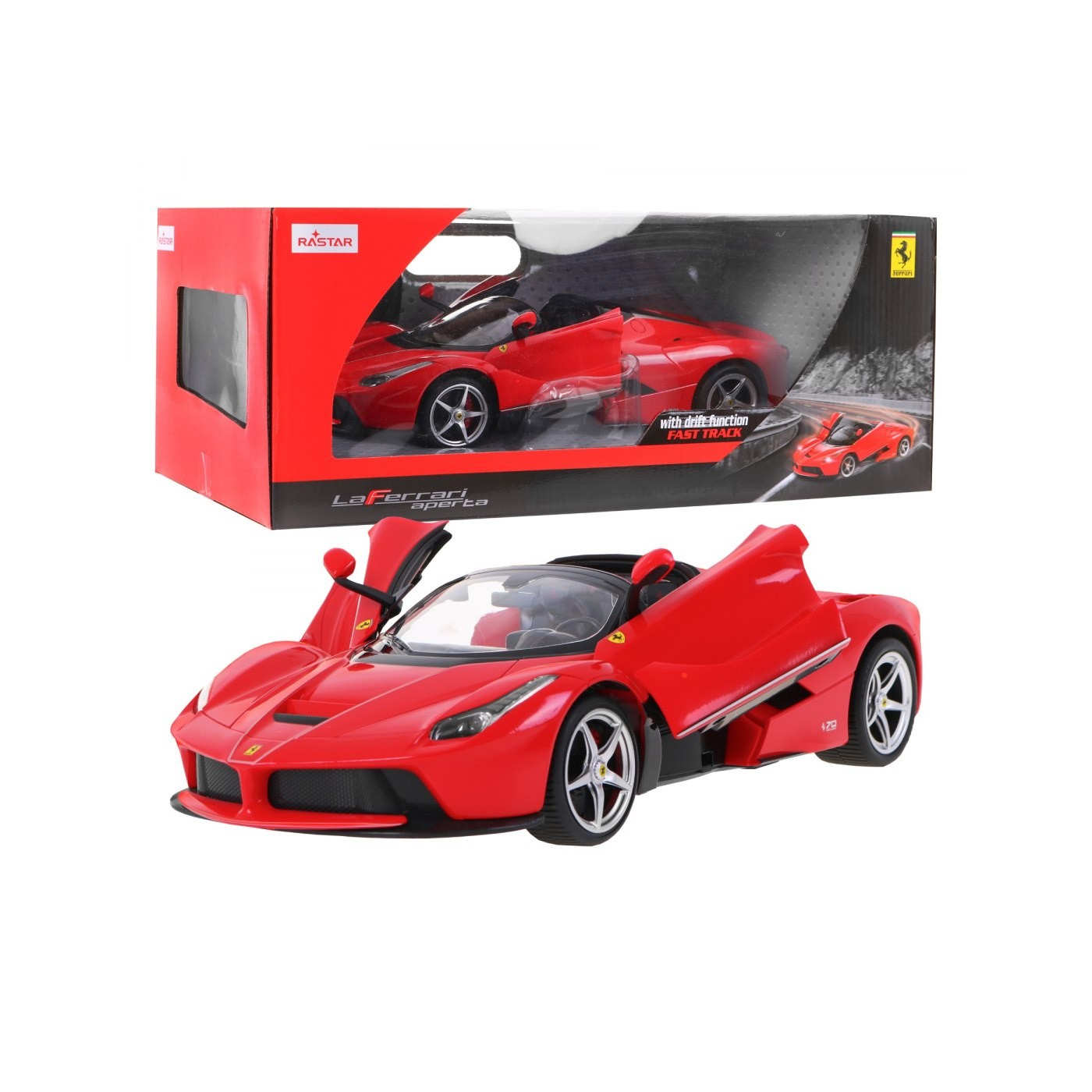Autko R C Ferrari LaFerrari Aperta czerwone 1 14 RASTAR