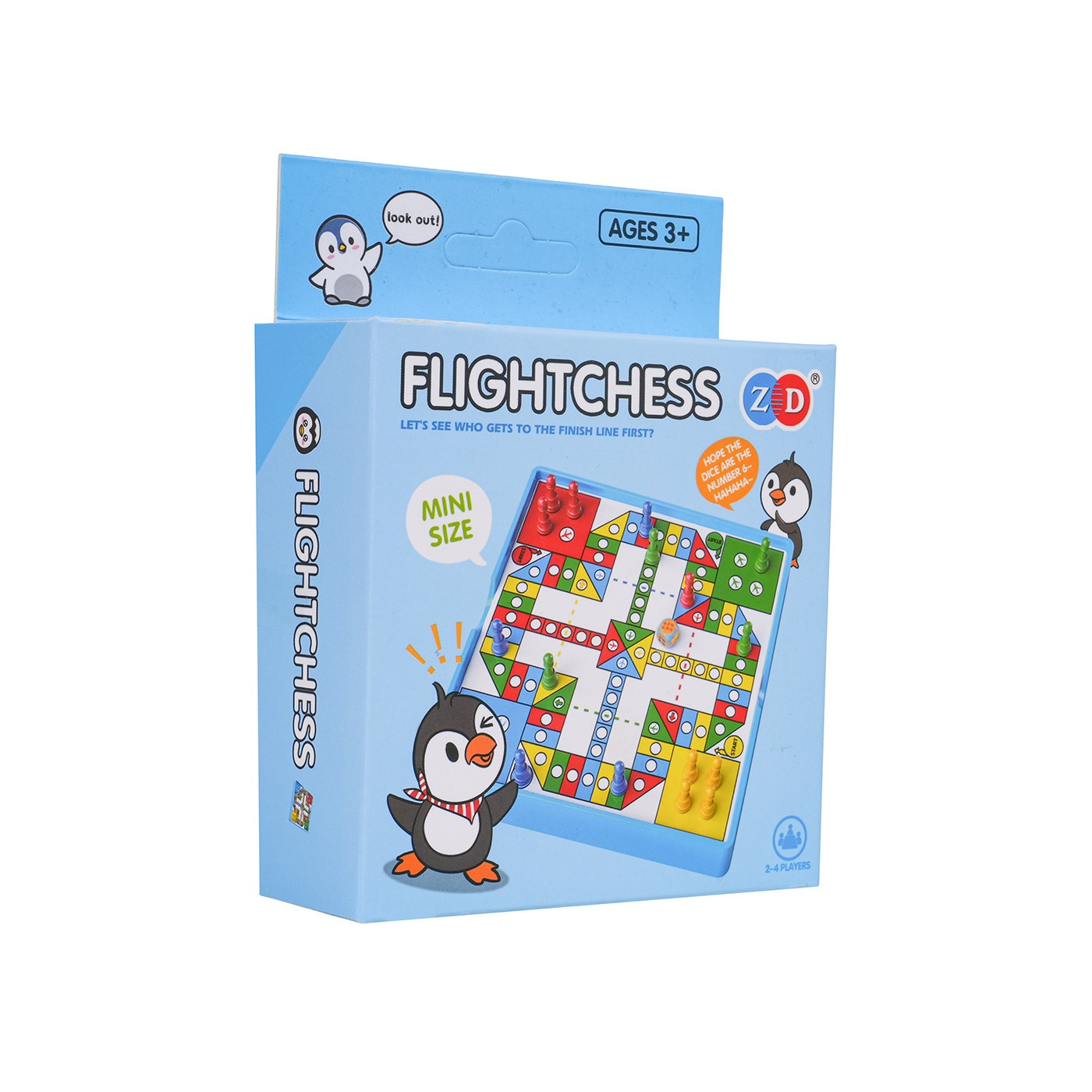 Gra Planszowa LUDO MINI Pingwin