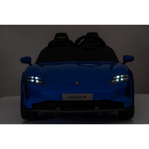 Pojazd Porsche Taycan Turbo S Niebieski