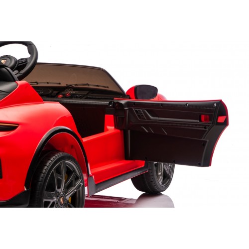 Pojazd Porsche Taycan Turbo S Czerwony