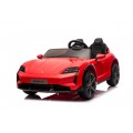 Pojazd Porsche Taycan Turbo S Czerwony