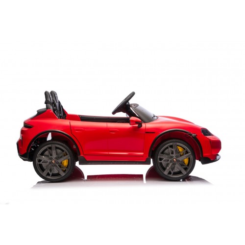 Pojazd Porsche Taycan Turbo S Czerwony