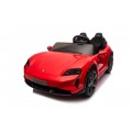 Pojazd Porsche Taycan Turbo S Czerwony