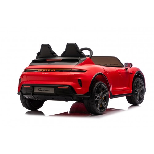 Pojazd Porsche Taycan Turbo S Czerwony