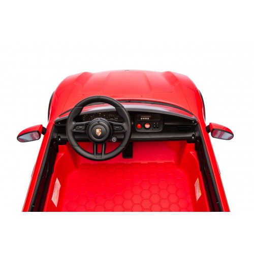 Pojazd Porsche Taycan Turbo S Czerwony