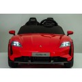 Pojazd Porsche Taycan Turbo S Czerwony