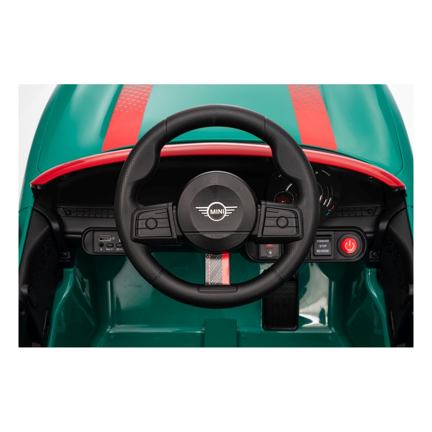 Pojazd Mini Cooper Zielony