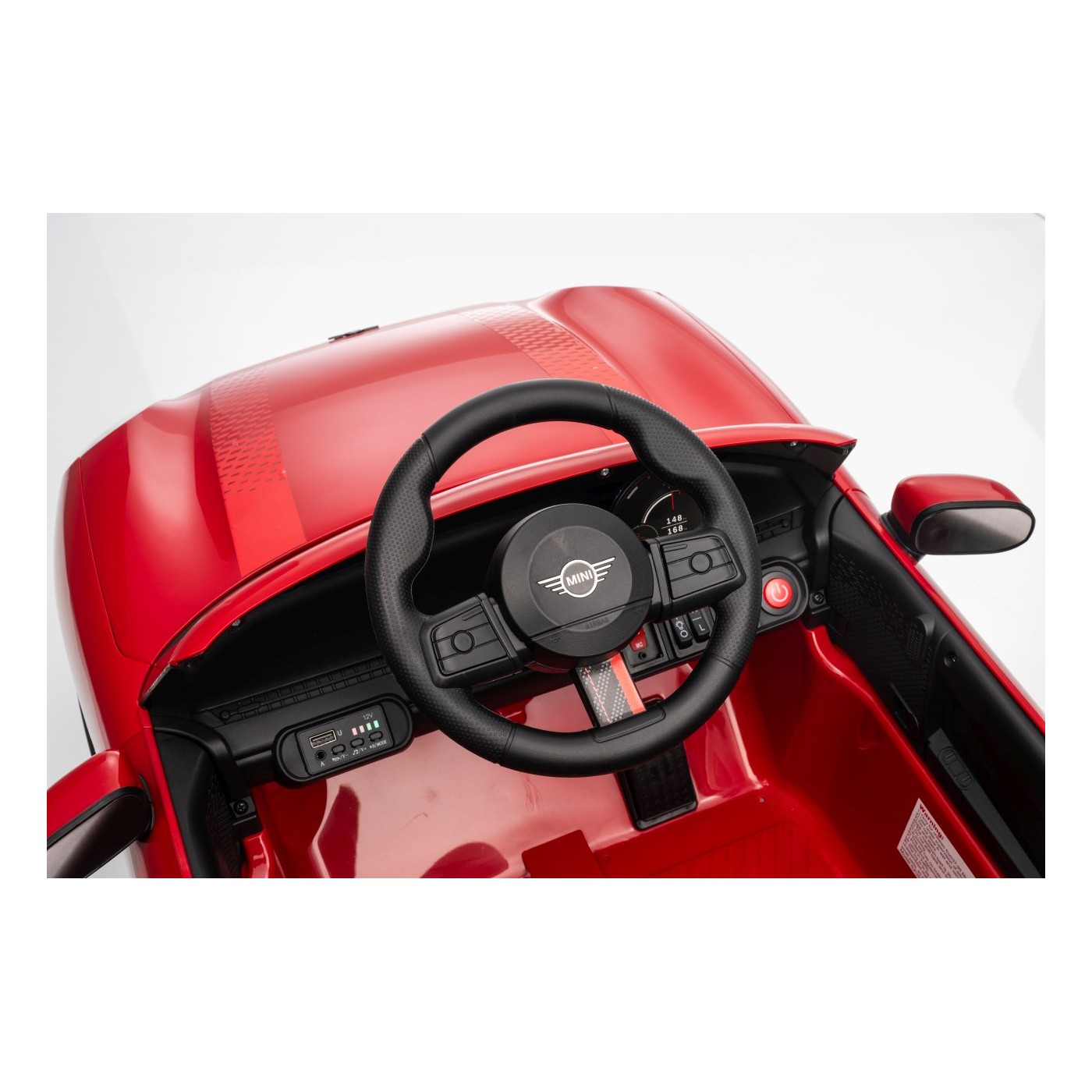 Pojazd Mini Cooper Czerwony