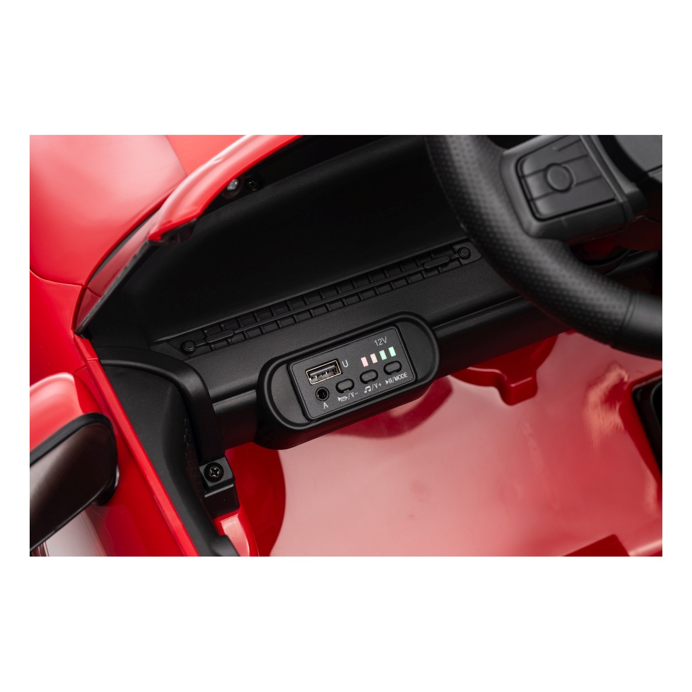 Pojazd Mini Cooper Czerwony