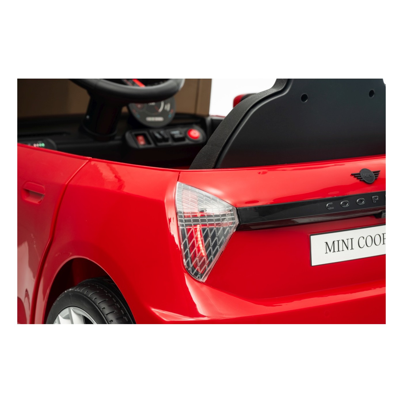 Pojazd Mini Cooper Czerwony