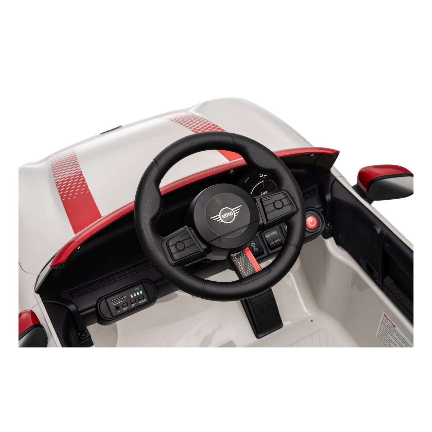 Pojazd Mini Cooper Biały