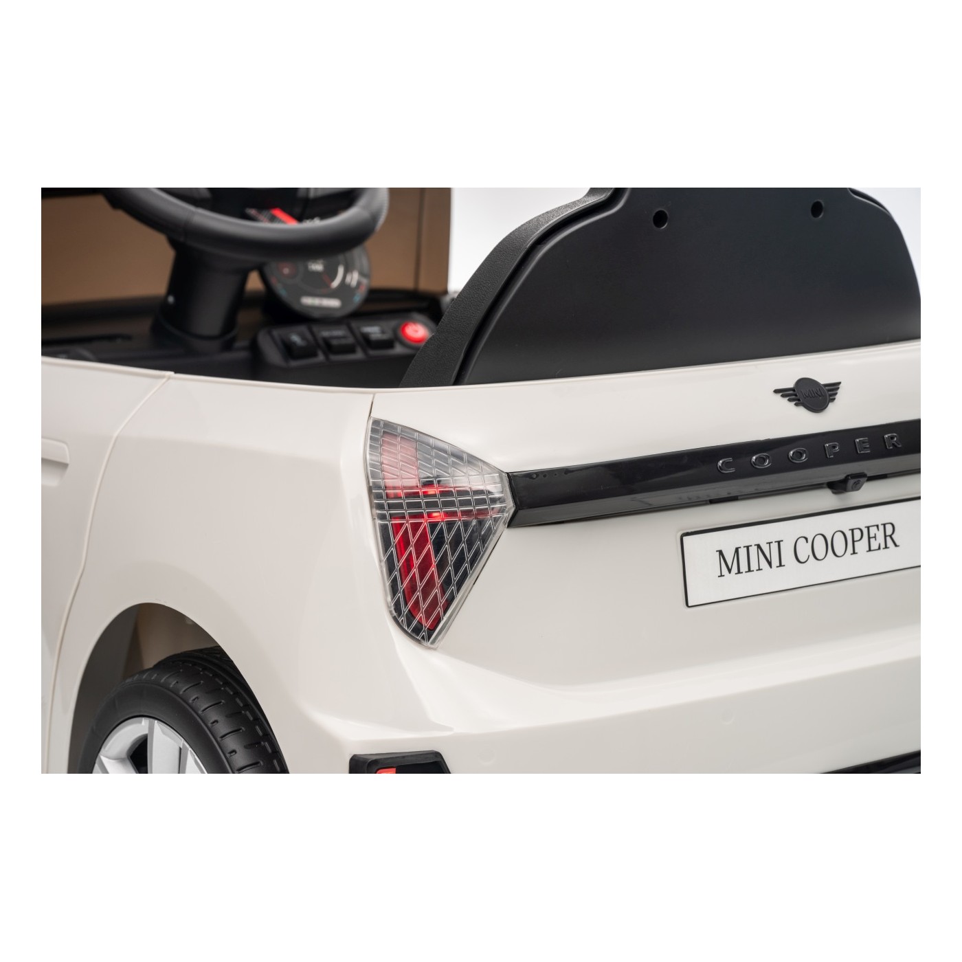 Pojazd Mini Cooper Biały