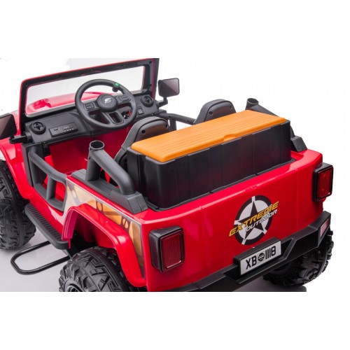 Pojazd Jeep Monster Czerwony