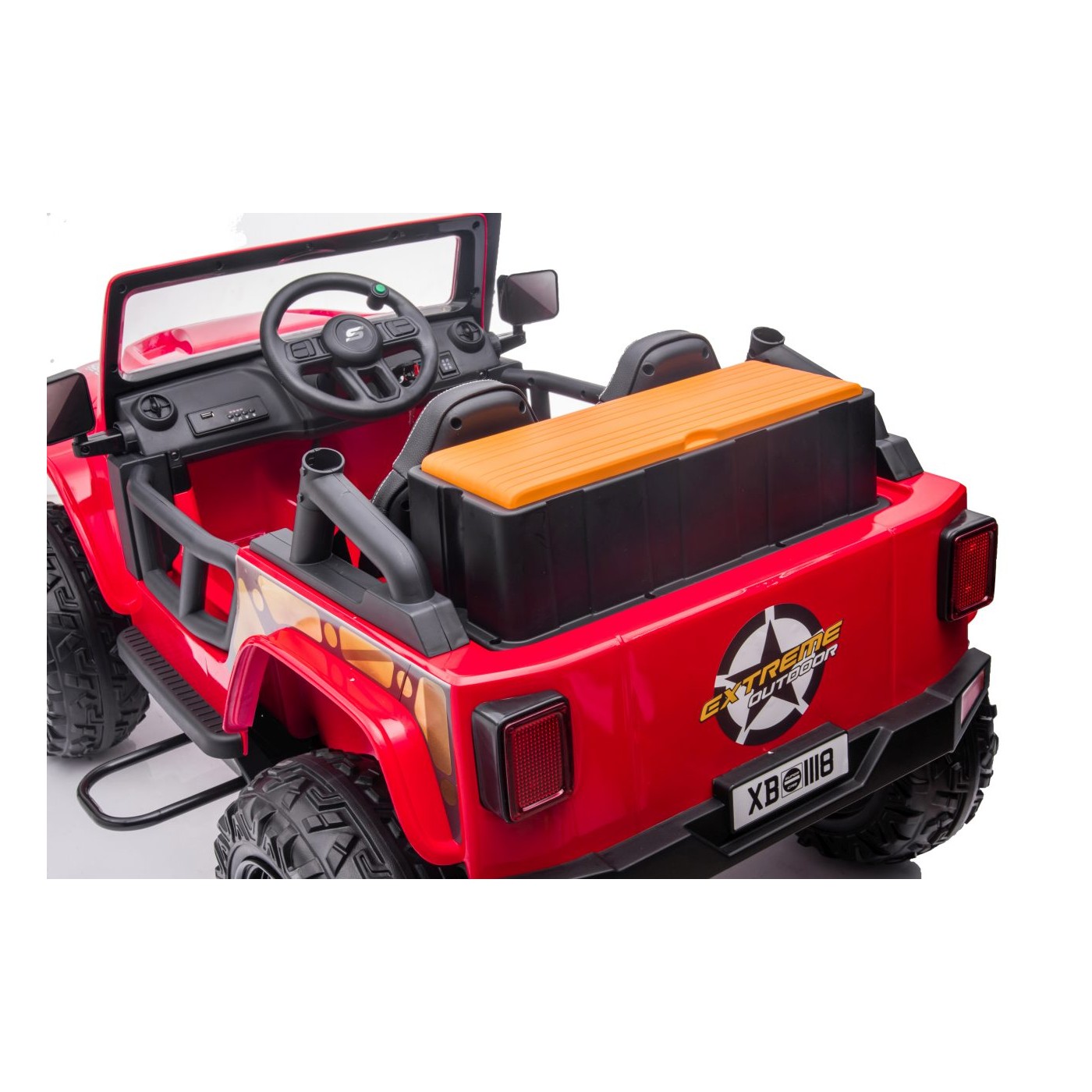 Pojazd Jeep Monster Czerwony