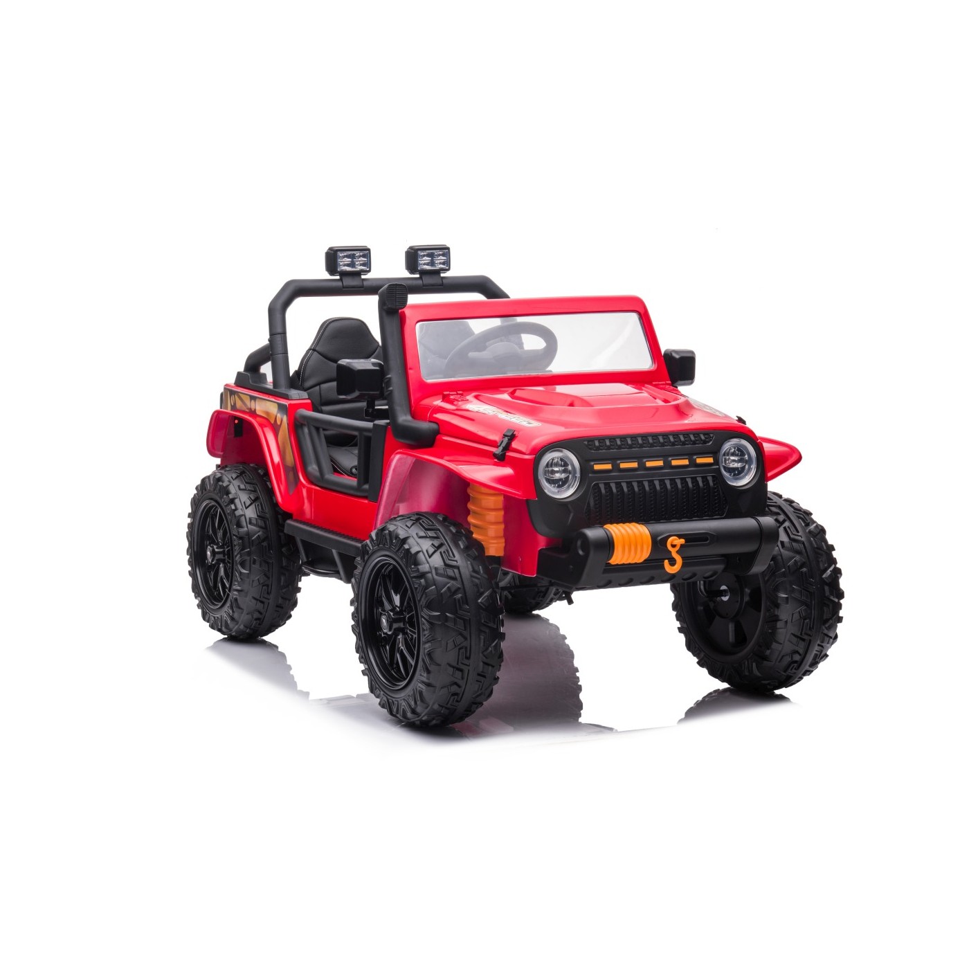 Pojazd Jeep Monster Czerwony