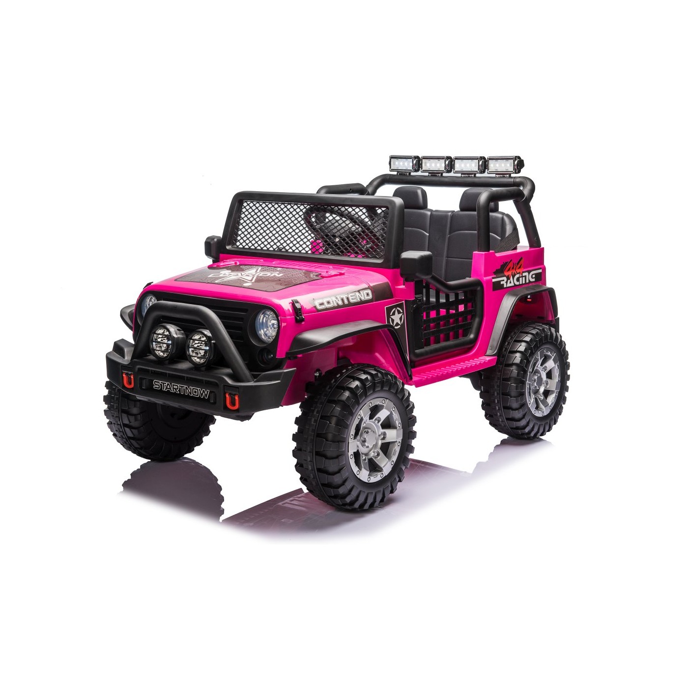 Pojazd Jeep BEAST 4x4 Różowy