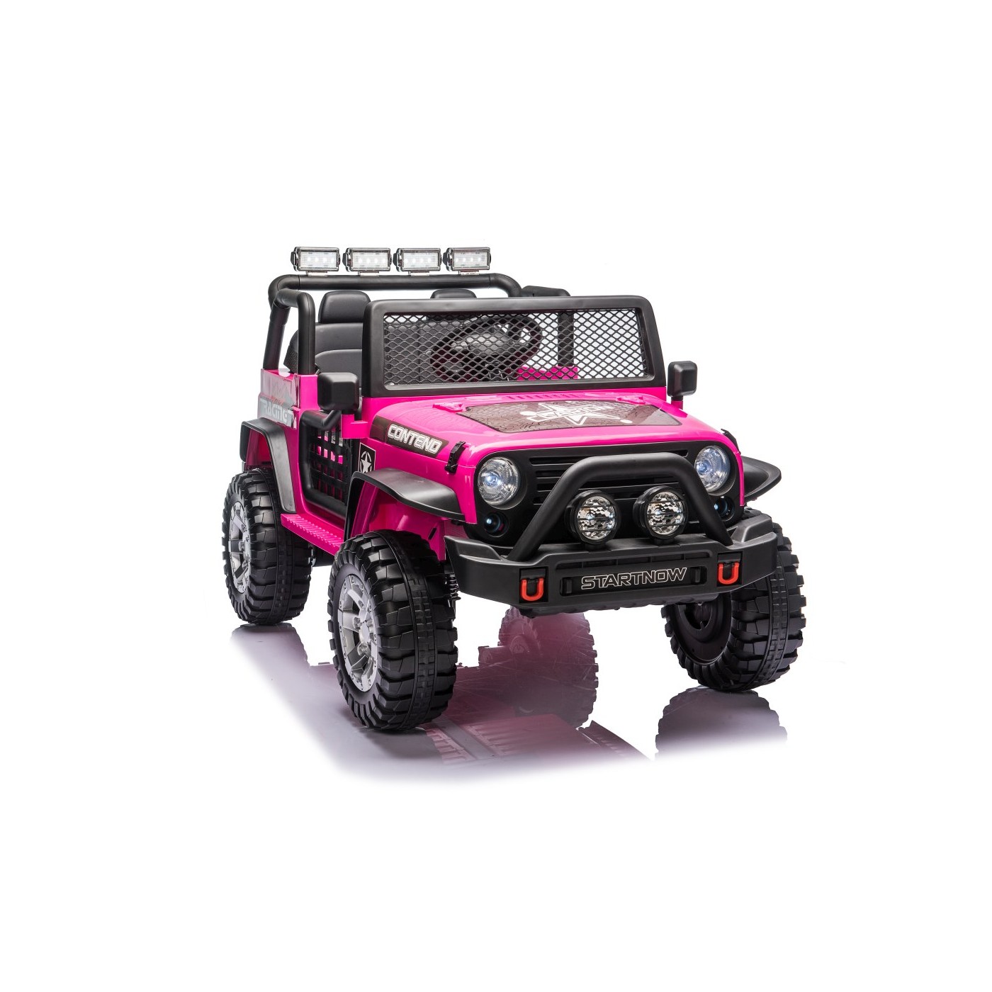 Pojazd Jeep BEAST 4x4 Różowy