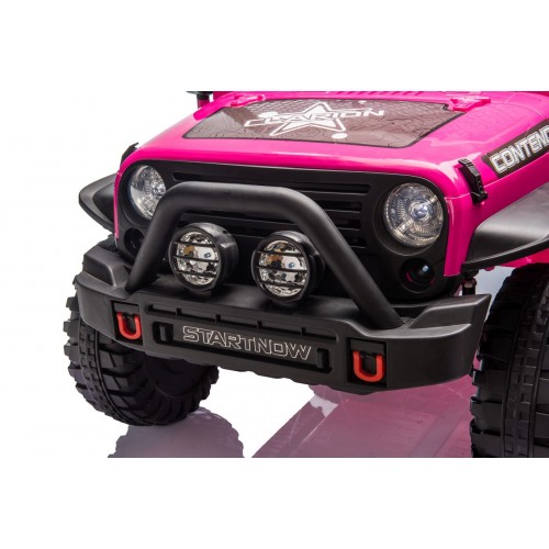 Pojazd Jeep BEAST 4x4 Różowy