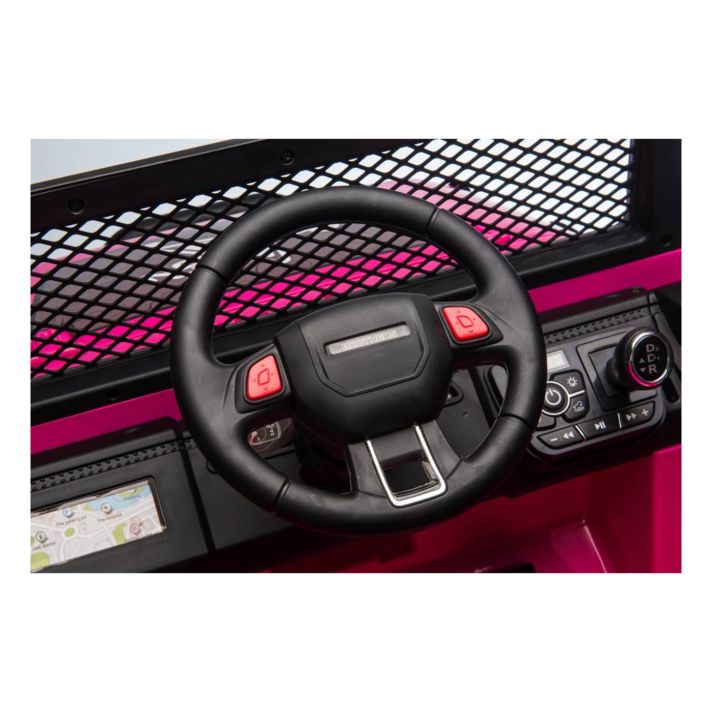 Pojazd Jeep BEAST 4x4 Różowy