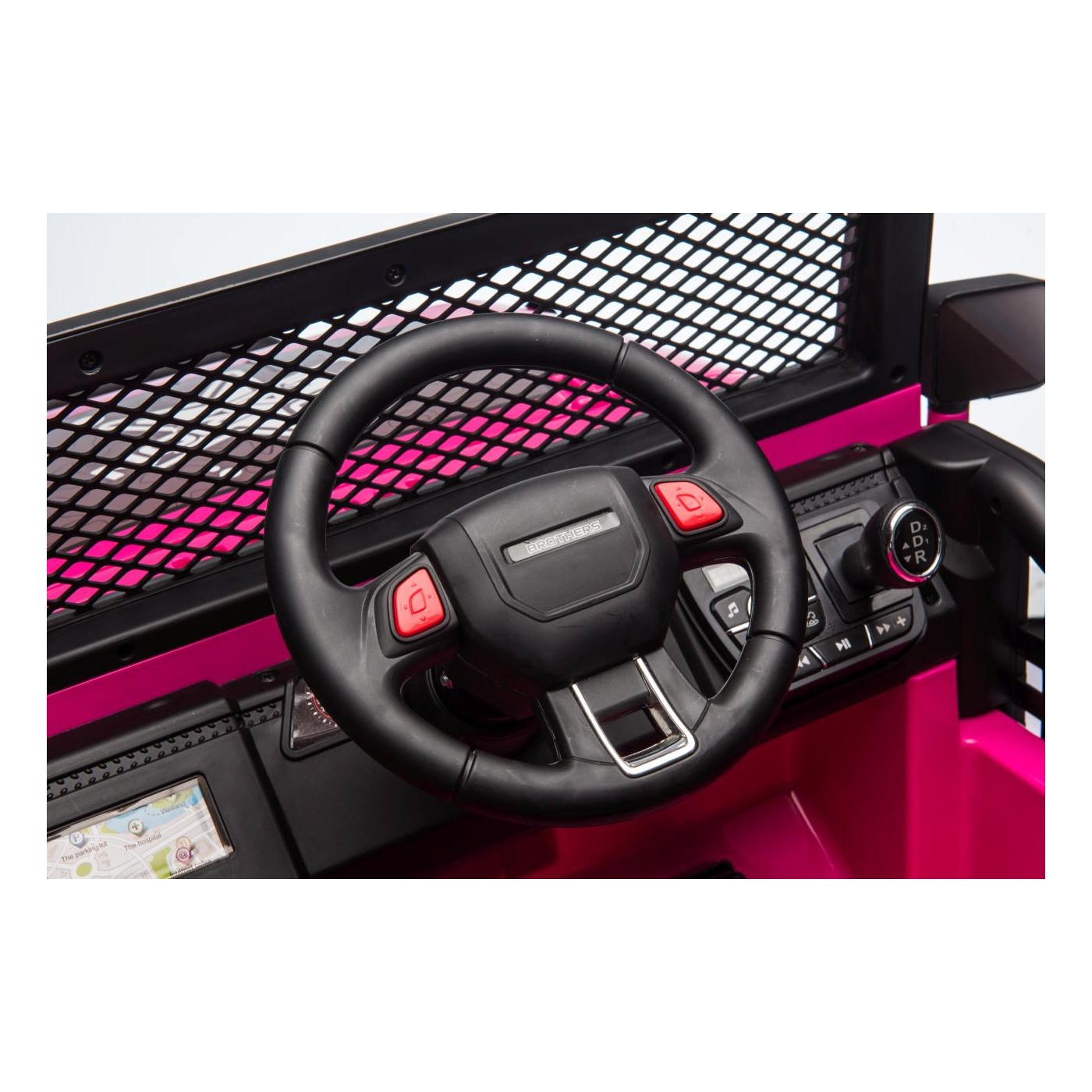 Pojazd Jeep BEAST 4x4 Różowy