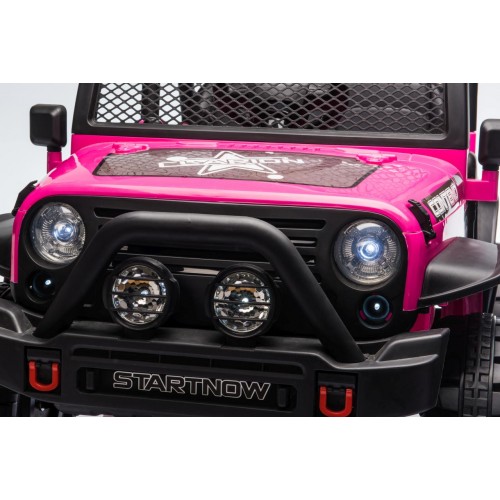 Pojazd Jeep BEAST 4x4 Różowy