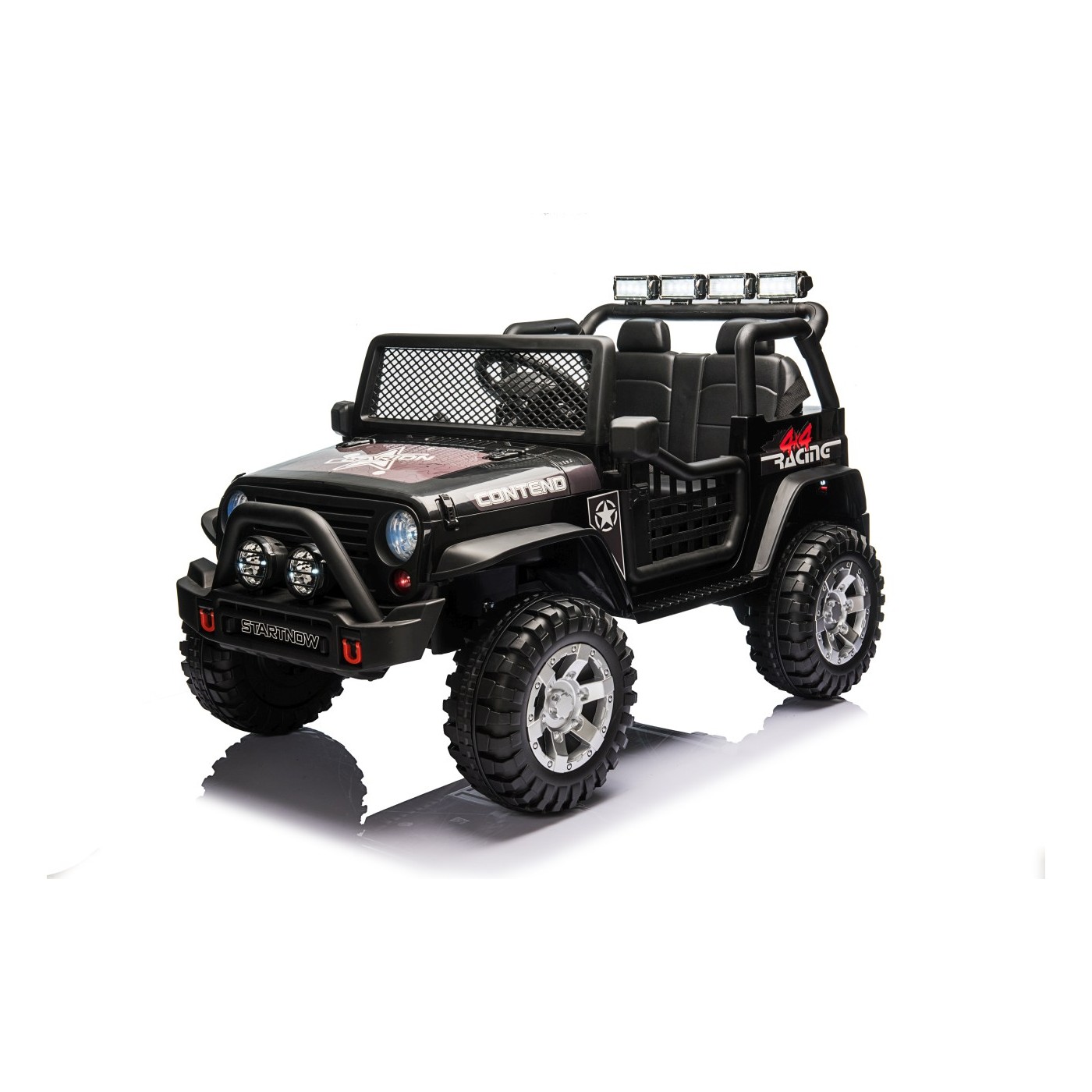 Pojazd Jeep BEAST 4x4 Czarny