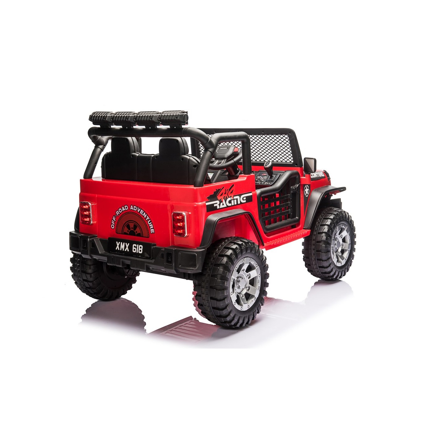 Pojazd Jeep BEAST 4x4 Czerwony