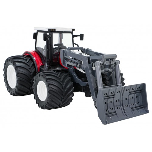 Traktor + Spych R/C 1:24 Czerwony