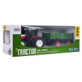 Traktor Czerwony R/C Z Zieloną Naczepą