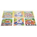 Magnetyczne Puzzle Pojazdy + Książeczka