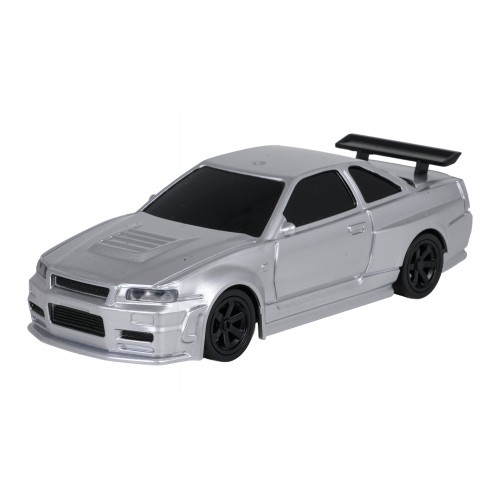 Autko R/C do Driftu 1:43 Srebrne + Akcesoria