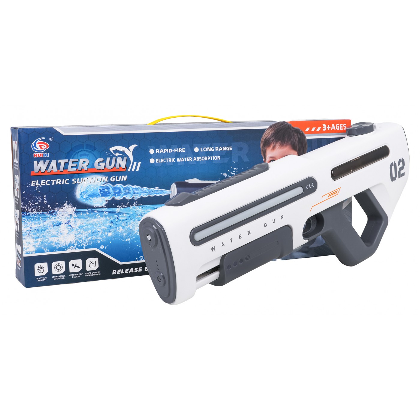 MEGA Pistolet na Wodę Biały