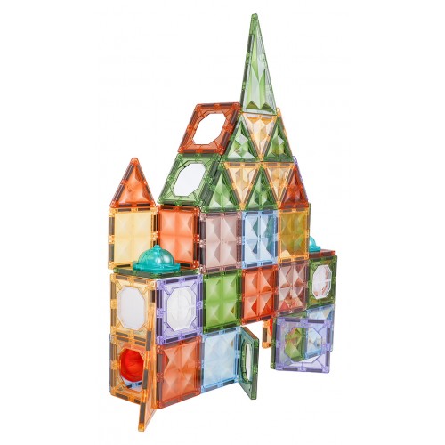 Zestaw Klocków Magnetycznych 3D z Podświetleniem 75el.