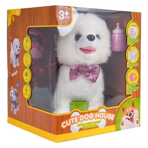 Interaktywny Pies Biały