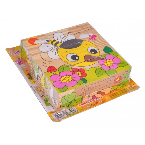 Klocki Drewniane Dla Najmłodszych Edycja Owady