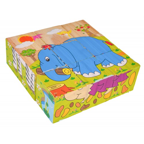 Klocki Drewniane Dla Najmłodszych Edycja Zwierzątka