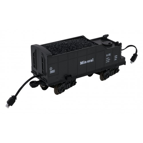 Kolejka Retro z Funkcją Świateł, Dźwięku i Dymu 216cm