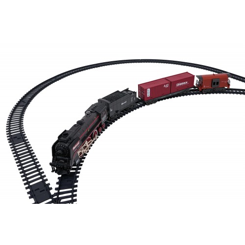 Kolejka Retro z Funkcją Świateł, Dźwięku i Dymu 138cm