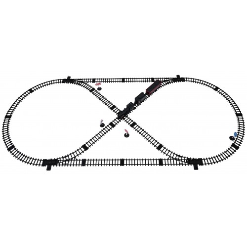 Kolejka Retro z Funkcją Dymu, Świateł i Dźwięku