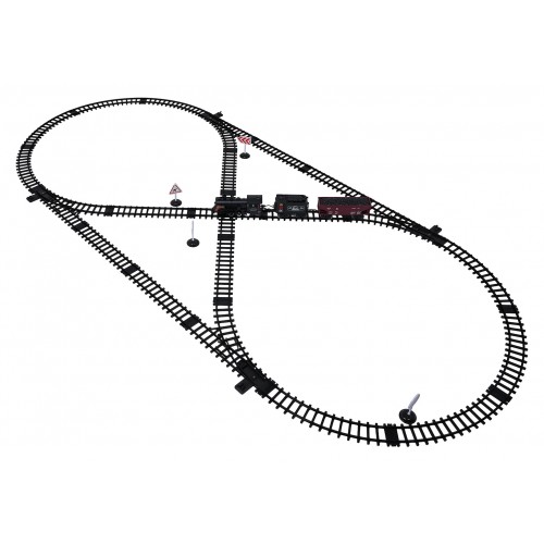 Kolejka Retro z Funkcją Dymu, Świateł i Dźwięku