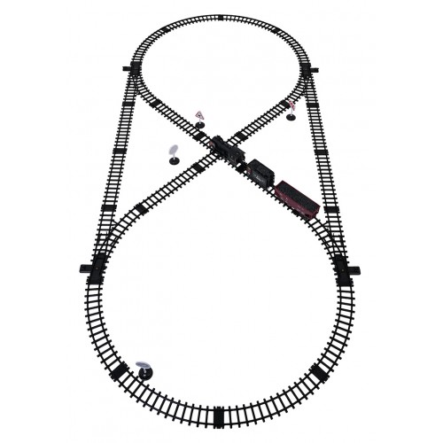 Kolejka Retro z Funkcją Dymu, Świateł i Dźwięku