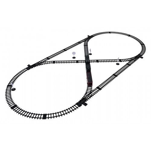 Kolejka Retro z Funkcją Dymu, Świateł i Dźwięku