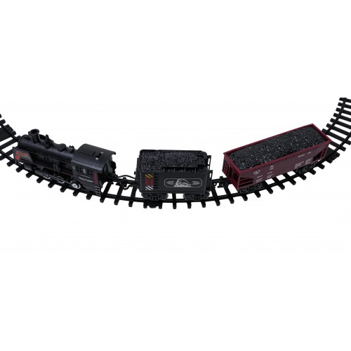 Kolejka Retro z Funkcją Dymu, Świateł i Dźwięku