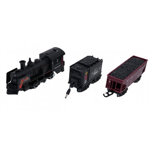 Kolejka Retro z Funkcją Dymu, Świateł i Dźwięku