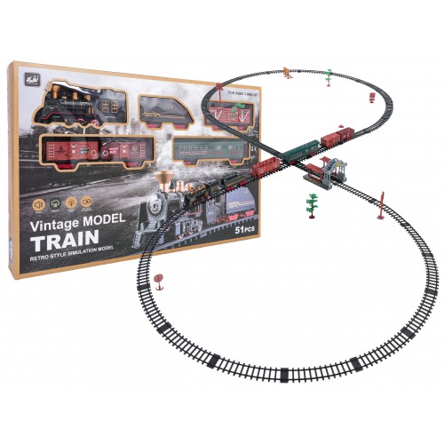 Kolejka z Funkcją Dymu Vintage