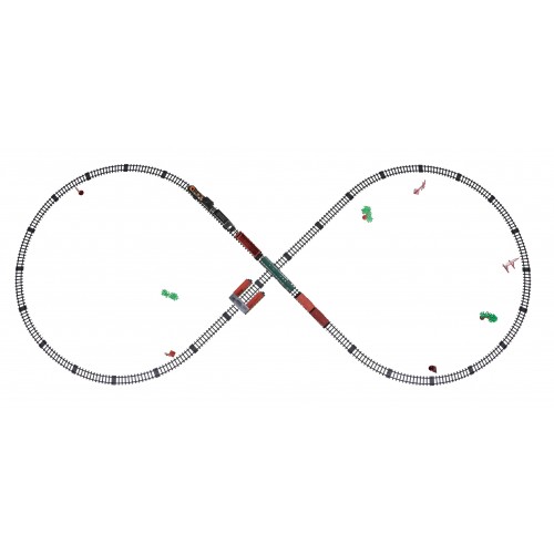 Kolejka z Funkcją Dymu Vintage