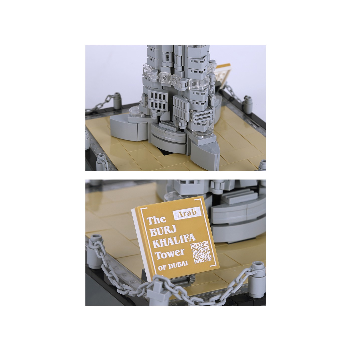 Zestaw Klocków Seria Budynki Burj Khalifa 555el.